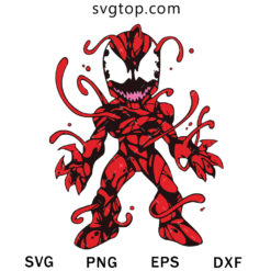 Carnage Chibi SVG, Venom x Spider-man SVG