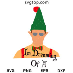 Im Dreaming Of A Dwight Christmas SVG, Elf Christmas SVG