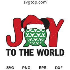 Joy To The World SVG, Christmas Disney World SVG