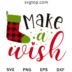 Make A Wish SVG, Christmas SVG