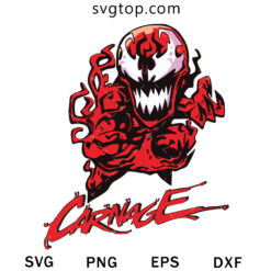 Scary Carnage SVG, Venom And Spider-man SVG