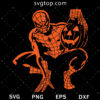 Spider-man With Halloween Pumpkin SVG, Spider-man SVG