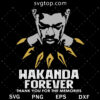 Wakanda Forever Thank You For The Memories SVG, Black Panther SVG