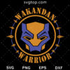 Wakanda Warrior SVG, Black Panther SVG
