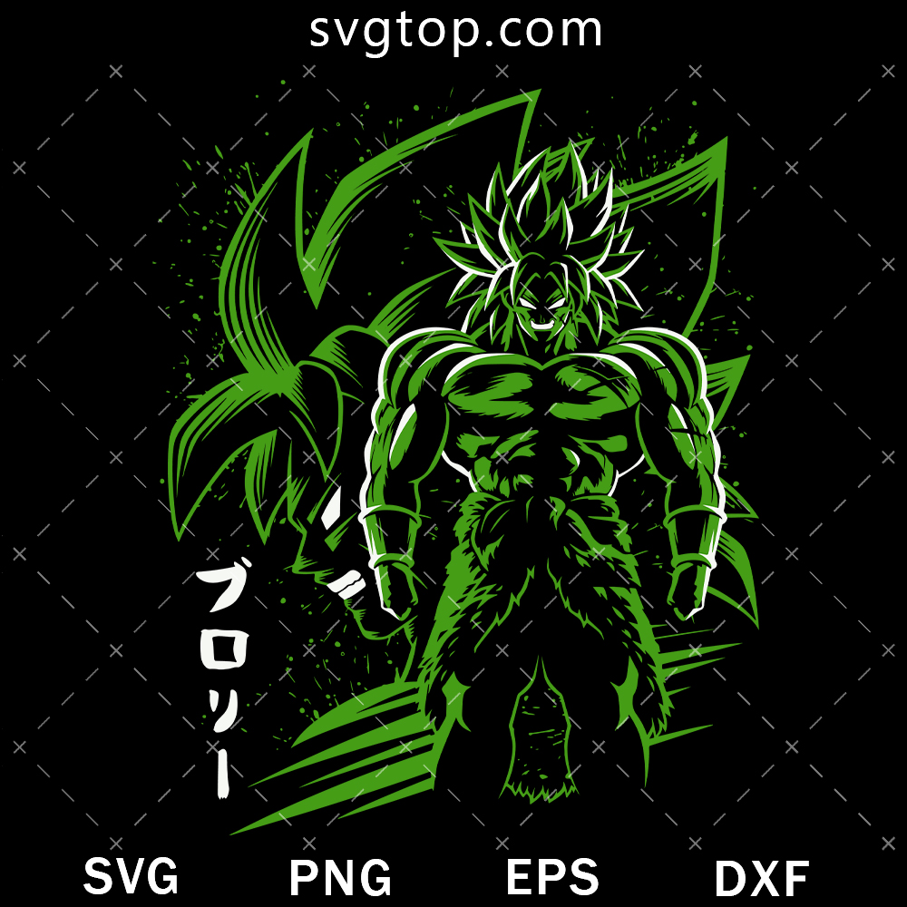 Supper Broly Angry SVG