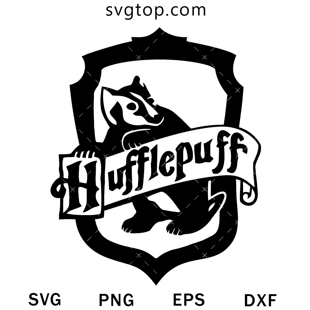 Hufflepuff Logo SVG, Harry Potter SVG