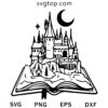 Hogwarts Castle Book SVG, Harry Potter SVG