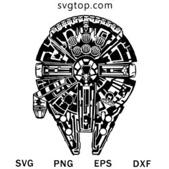 Millennium Falcon SVG, Star Wars SVG