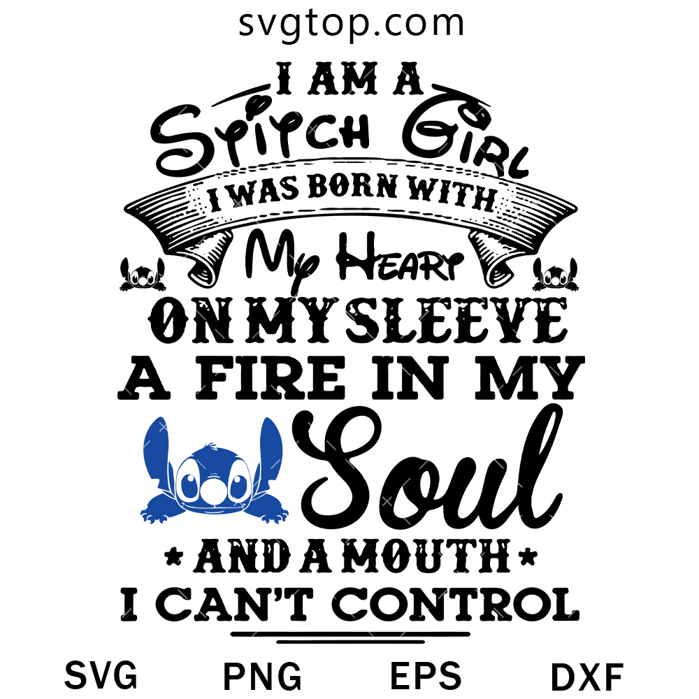 Stitch Girl SVG