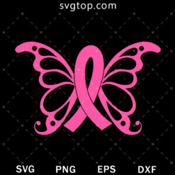 Cancer Butterfly SVG, Cancer SVG