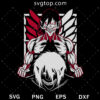 Eren Titan Shingeki No Kyojin SVG, Attack On Titan SVG