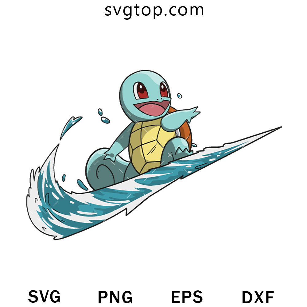 Nike X Squirtle SVG