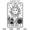 Tarot Card Sun SVG, Mystery SVG