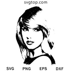 Panit Taylor Swift SVG, Singer SVG