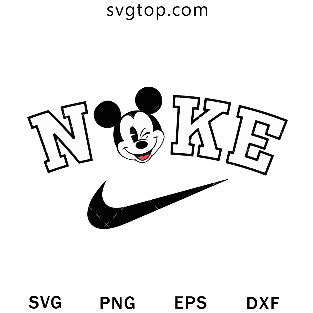 Nike X Mickey Disney SVG