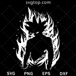 Dragon Ball Super Goku Utral Instinct SVG, Dragon Ball SVG