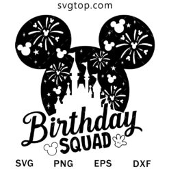Birthday Squad Disney SVG, Disney SVG