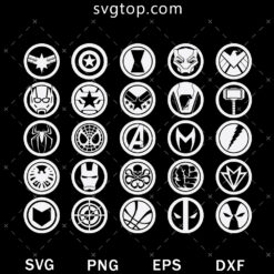 Icon Super Hero Marvel SVG, Marvel Movie SVG
