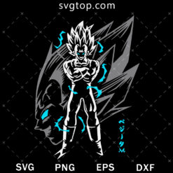 Majin Evil Vegeta SVG, Dragon Ball SVG