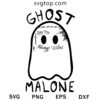 Ghost Malone SVG, Halloween SVG