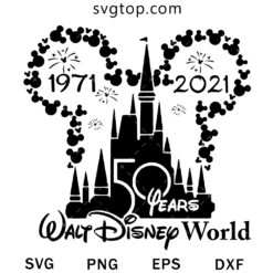 Disney 50 Years Memory SVG, Disney SVG