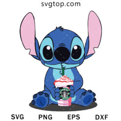 Stitch Drink Starbucks SVG, Disney SVG