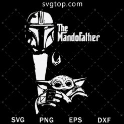 The Mandofather SVG, Baby Yoda SVG