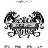 Dragon Motor Harley Davidson Cycles SVG, Harley Logo SVG