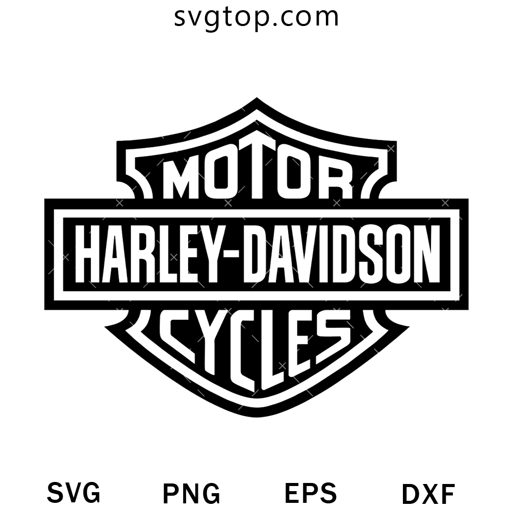 Motor Harley Davidson Cycles Logo SVG, Logo Motorbike SVG - SVGTop ...