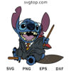 Stitch Potter SVG, Harry Potter SVG