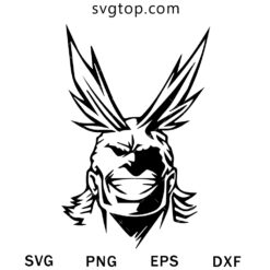 All Might SVG, My Hero Academia SVG