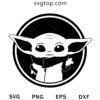 Baby Yoda Cute SVG, Star War SVG