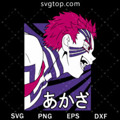 Akaza SVG , Demon Slayer Kimetsu no Yaiba SVG