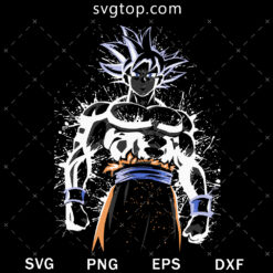 Son Goku Ultra Instinct SVG, Dragon Ball SVG