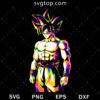Goku Art SVG, Dragon Ball Movie SVG