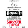 Hogwarts And Stranger Things SVG, Harry Potter SVG