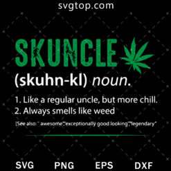 Skuncle Cannabis SVG, Cannabis SVG
