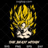 Goku The Beast Within SVG, Goku SVG