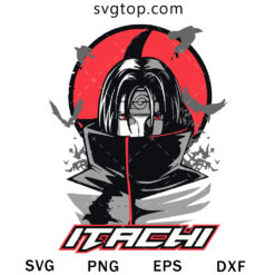 Itachi Face SVG, Naruto Anime SVG