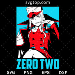 Zero Two SVG, DARLING in the FRANXX SVG
