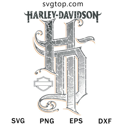 Hd Logo SVG, Harley Davidson SVG