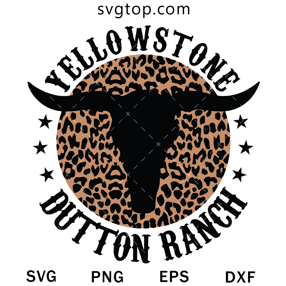 Yellowstone Dutton Ranch Logo SVG, Yellowstone SVG