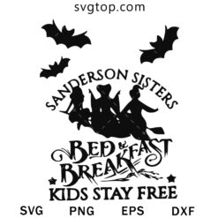 Sanderson Sisters Bed Breakfast Kids SVG, Hocus Pocus SVG