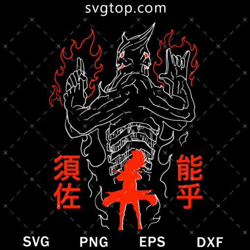 Uchiha Itachi Mandara Horror SVG, Naruto SVG