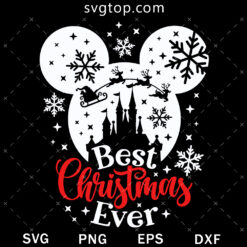 Best Christmas Ever SVG, Disney Mickey SVG