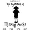 The Department Of Missing Socks SVG, Hogwarts SVG
