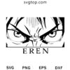 Eren SVG, Attack On Titan SVG