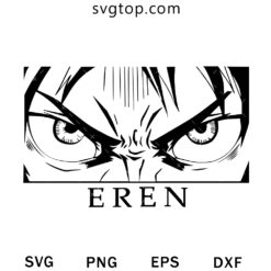 Eren SVG, Attack On Titan SVG