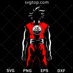 Behind Goku SVG, Dragonball SVG