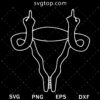 Angry Uterus Pro Choice Sweatsh SVG, Dont Tread On Me SVG